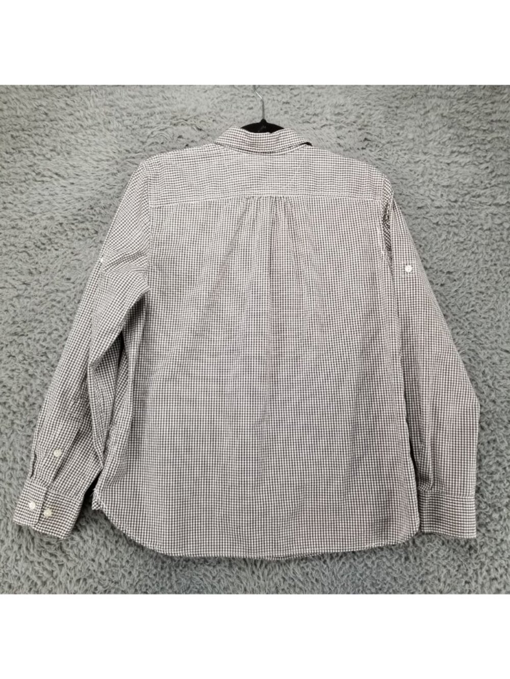 Lauren Ralph Lauren Shirt Womens Large Brown Plaid Button Up Long Sleeve - Picture 8 of 10